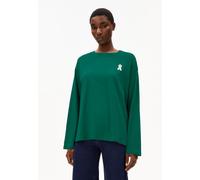 ARMEDANGELS ICONIC Å FIETAA Damen Longsleeve aus Bio-Baumwolle emerald green XS
