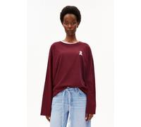 ARMEDANGELS ICONIC Å FIETAA Damen Longsleeve aus Bio-Baumwolle velvet red M