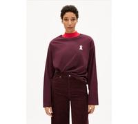 ARMEDANGELS ICONIC Å FIETAA Damen Longsleeve aus Bio-Baumwolle dark cranberry L