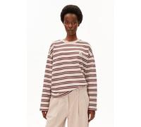 ARMEDANGELS Damen Sweatshirt aus Bio-Baumwolle Iconic Å FRANKAA Oversized Fit Undyed-Velvet Red-Soft Blue M