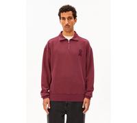 ARMEDANGELS ICONIC Å GMT DYE Herren Sweatshirts aus Bio-Baumwolle velvet red washed XXL