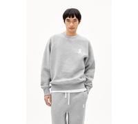 ARMEDANGELS Herren Sweatshirt aus Bio-Baumwolle Iconic Å JOAAN Melange Relaxed Fit Silver Melange M