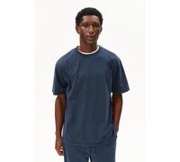 ARMEDANGELS ICONIC Å MAARKOS GMT DYE Herren Heavyweight T-Shirt aus Bio-Baumwolle night sky washed (Blau) XL