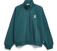 Armedangels Iconic å Sweat Troyer Damen Pullover tuerkis Größe S Lifestyle Hautfreundlich