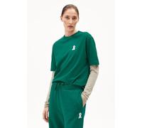 ARMEDANGELS ICONIC Å TARJAA - Damen Heavyweight T-Shirt aus recyceltem Baumwoll Mix emerald green L