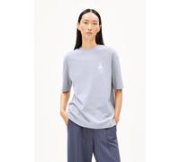 ARMEDANGELS ICONIC Å TARJAA - Damen Heavyweight T-Shirt aus recyceltem Baumwoll Mix misty morning XL