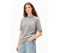 ARMEDANGELS ICONIC Å TARJAA Damen Heavyweight T-Shirt aus recyceltem Baumwoll Mix silver melange S