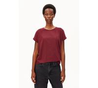 ARMEDANGELS IDAARA Damen T-Shirt aus Bio-Baumwolle velvet red L