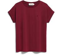 ARMEDANGELS Loose Fit T-Shirt aus reiner Baumwolle Modell 'IDAARA' in Bordeaux, Größe L