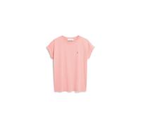 ARMEDANGELS IDAARA T-SHIRT - Frauen Loose Fit T-Shirt - rose XL deep rosalilly