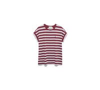 Armedangels - IDAARA STRIPE T-SHIRT velvet red-soft blue-undyed - Gr. - M