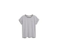 Armedangels - IDAARA STRIPE T-SHIRT white-silver melange - Gr. - M