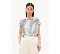 ARMEDANGELS IDAARA STRIPES Damen T-Shirt aus Bio-Baumwolle white-silver melange S