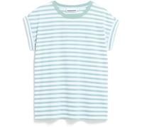 Armedangels Idaara Stripes Damen T-Shirts Lifestyle Hautfreundlich Größe XL gruen