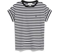Armedangels Damen Idaara Stripes T-Shirt (Größe S, schwarz)