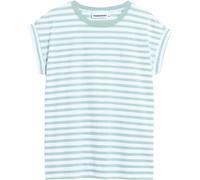 ARMEDANGELS - Women's Idaara Stripes - T-Shirt, Gr. XL, grau/weiß (White/Foam)