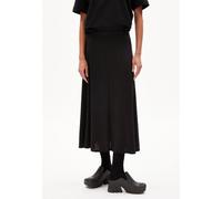 ARMEDANGELS Damen Jerseyrock aus Tencel™ Lyocell Mix ILENIAA LARAA MIDI Loose Fit Black XXL