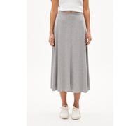 ILENIAA LARAA MIDI SKIRT | Jerseyrock aus TENCEL™ Lyocell Mix - grau (S)