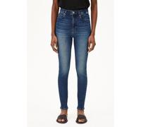 ARMEDANGELS Damen Skinny Jeans INGAA Bio-Baumwoll-Mix X-Stretch Skinny Fit Blau W27/L30