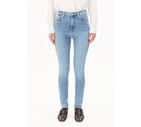 ARMEDANGELS INGAA - Damen Skinny Jeans High Waist Bio-Baumwoll Mix X-Stretch blue Damen W27/L32