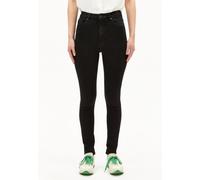 ARMEDANGELS INGAA - Damen Skinny Jeans High Waist Bio-Baumwoll Mix X-Stretch rinse black Damen W30/L30