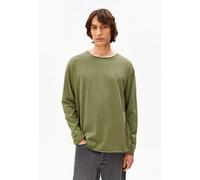 ARMEDANGELS JAAMES BRUSHED Herren Longsleeve aus Bio-Baumwolle fatigue green M