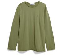 Armedangels Herren Jaames Brushed Longsleeve (Größe L, oliv)