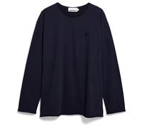 ARMEDANGELS - Jaames Longsleeve Brushed - Longsleeve, Gr. S, blau (NightSky)