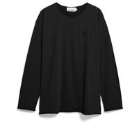 ARMEDANGELS - Jaames Longsleeve Brushed - Longsleeve, Gr. S, schwarz (Black)