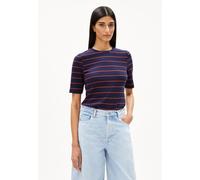 JAANISARA FINE STRIPE | T-Shirt aus Bio-Baumwoll Mix - mehrfarbig (XL)