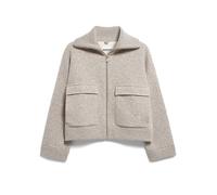 BAUMWOLL-WOLL STRICKJACKE | - beige (XXL)