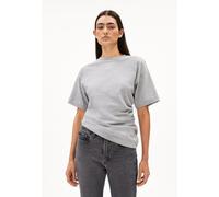 ARMEDANGELS JAREKAA - Damen Heavyweight T-Shirt aus recyceltem Baumwoll Mix silver melange XXL