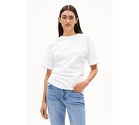 ARMEDANGELS JAREKAA - Damen Heavyweight T-Shirt aus recyceltem Baumwoll Mix white XXL