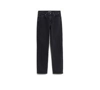CARENAA MID STRAIGHT JEANS | recycelter Baumwoll-Mix Comfort Stretch - schwarz (28-34)