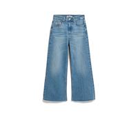 MURLIAA HIGH CROPPED WIDE JEANS | recycelter Baumwoll Mix Comfort Stretch - blau (30-32)