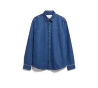 KLASSISCHES JEANS-HEMD | Bio-Baumwoll Mix - blau (L)