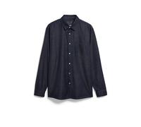 DUNKEL GEWASCHENES JEANSHEMD | Bio-Baumwoll-Mix - blau (L)