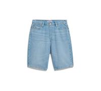 BAGGY HANF-MIX JEANS-SHORTS | TENCEL™ Lyocell-Mix - blau (34)