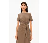 JELTAA JERSEY-KLEID | Bio-Baumwoll Mix - braun (M)