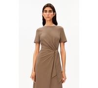 JELTAA JERSEY-KLEID | Bio-Baumwoll Mix - braun (XS)