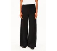 Armedangels Damen Basic Jersey Wide Leg Hose (Größe L, schwarz)