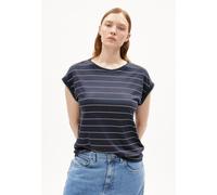 ARMEDANGELS JILAANA FINE STRIPES - Frauen Loose Fit T-Shirt - mehrfarbig XS