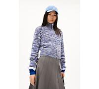 ARMEDANGELS JOELAA PRINTED Damen Strickjacke Slim Fit aus Bio-Woll Mix faded indigo XL