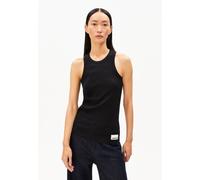 ARMEDANGELS Top Kanitaa Damen Ripp-Top aus Bio-Baumwoll-Mix Schwarz XXL