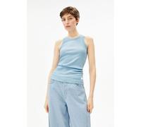 ARMEDANGELS KANITAA Damen Ripp-Top aus Bio-Baumwoll Mix blue glow M
