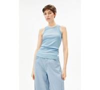 ARMEDANGELS KANITAA Damen Ripp-Top aus Bio-Baumwoll Mix blue glow XS