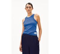 ARMEDANGELS KANITAA TOP - Frauen Slim Fit Top - blau S dark morning