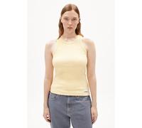 ARMEDANGELS KANITAA Damen Ripp-Top aus Bio-Baumwoll Mix early yellow S