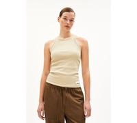 ARMEDANGELS KANITAA Damen Ripp-Top aus Bio-Baumwoll Mix gravel XL