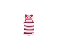 Armedangels - KANITAA STRIPE TOP light oatmilk-mars red-dynamo blue - Gr. - XS
